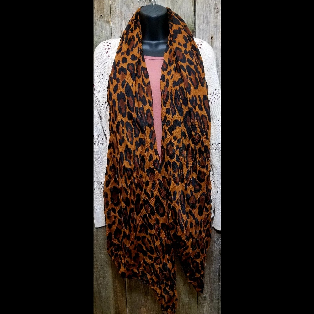 Leopard Print Scarf